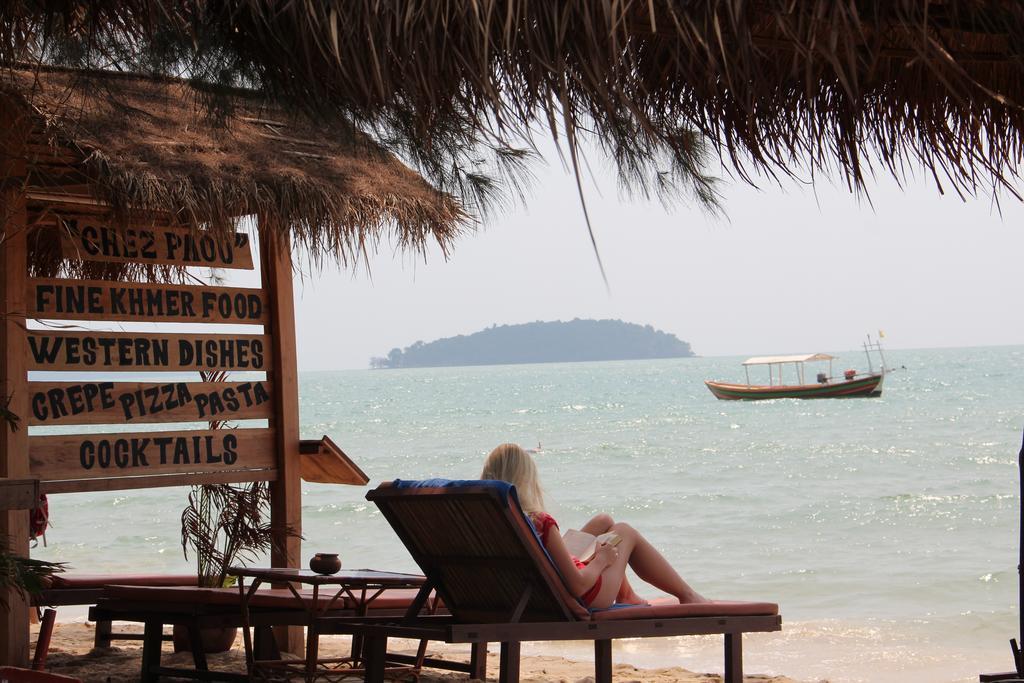 Chez Paou Hotell Sihanoukville Exteriör bild